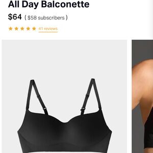 Black Balconette Bra